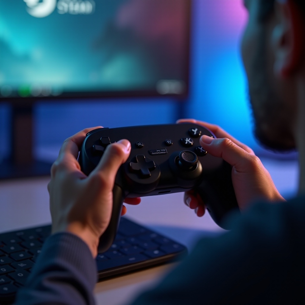 како повезати switch контролер са steam