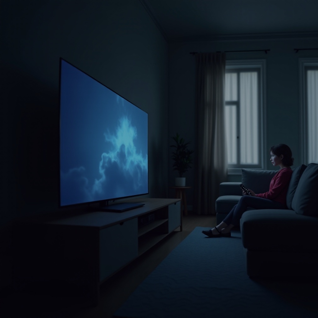 telewizor Onn Roku miga i włącza się oraz wyłącza