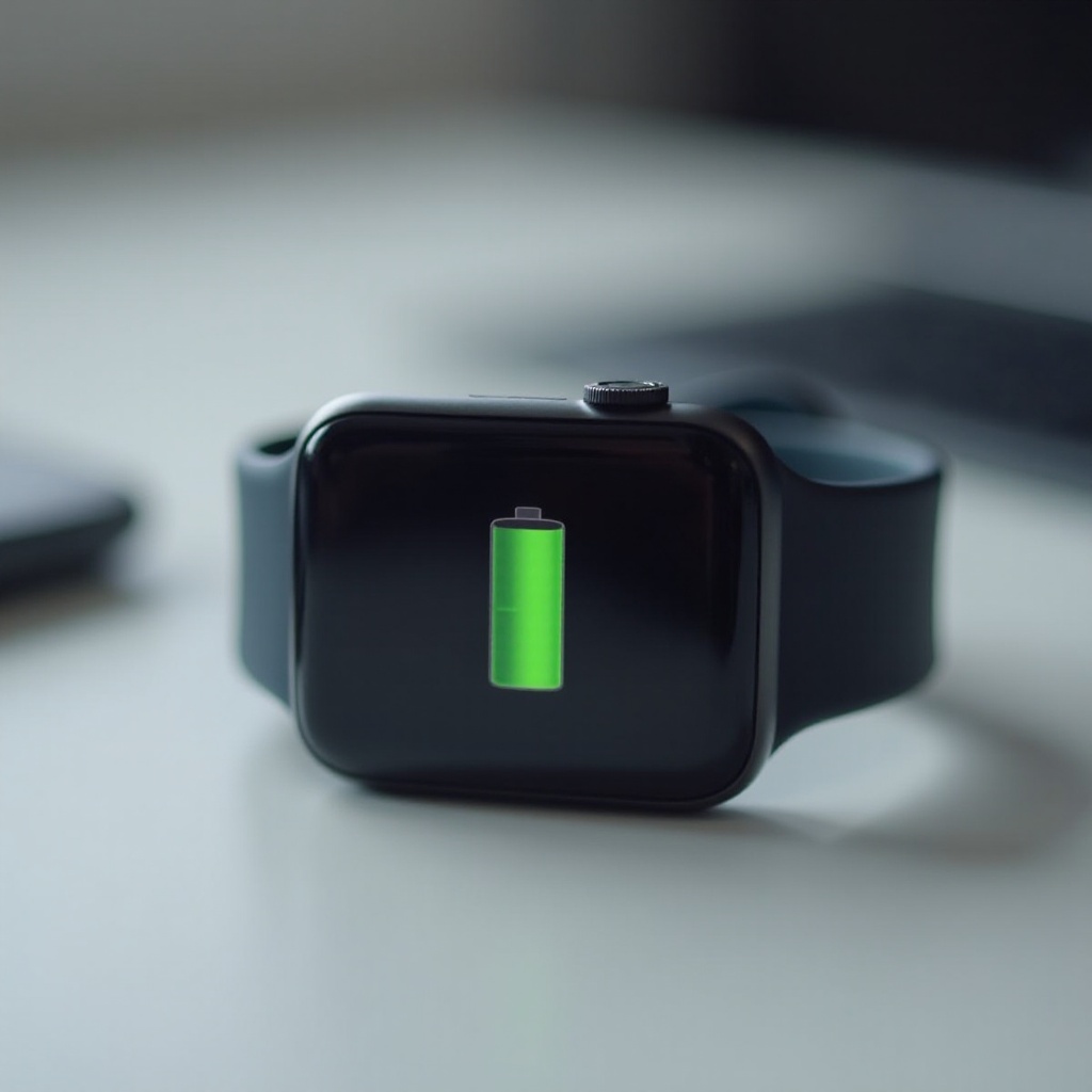 como verificar a bateria do Apple Watch