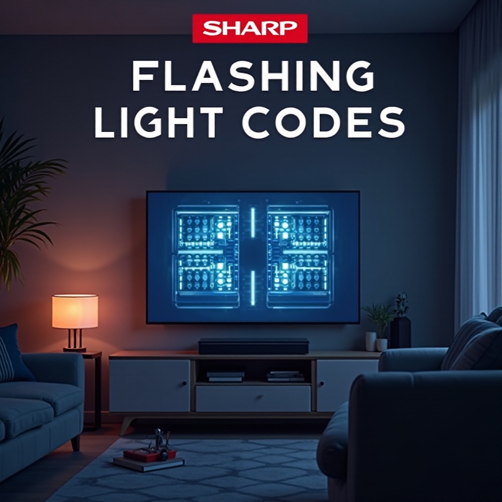 sharp tv fény villogási kódok