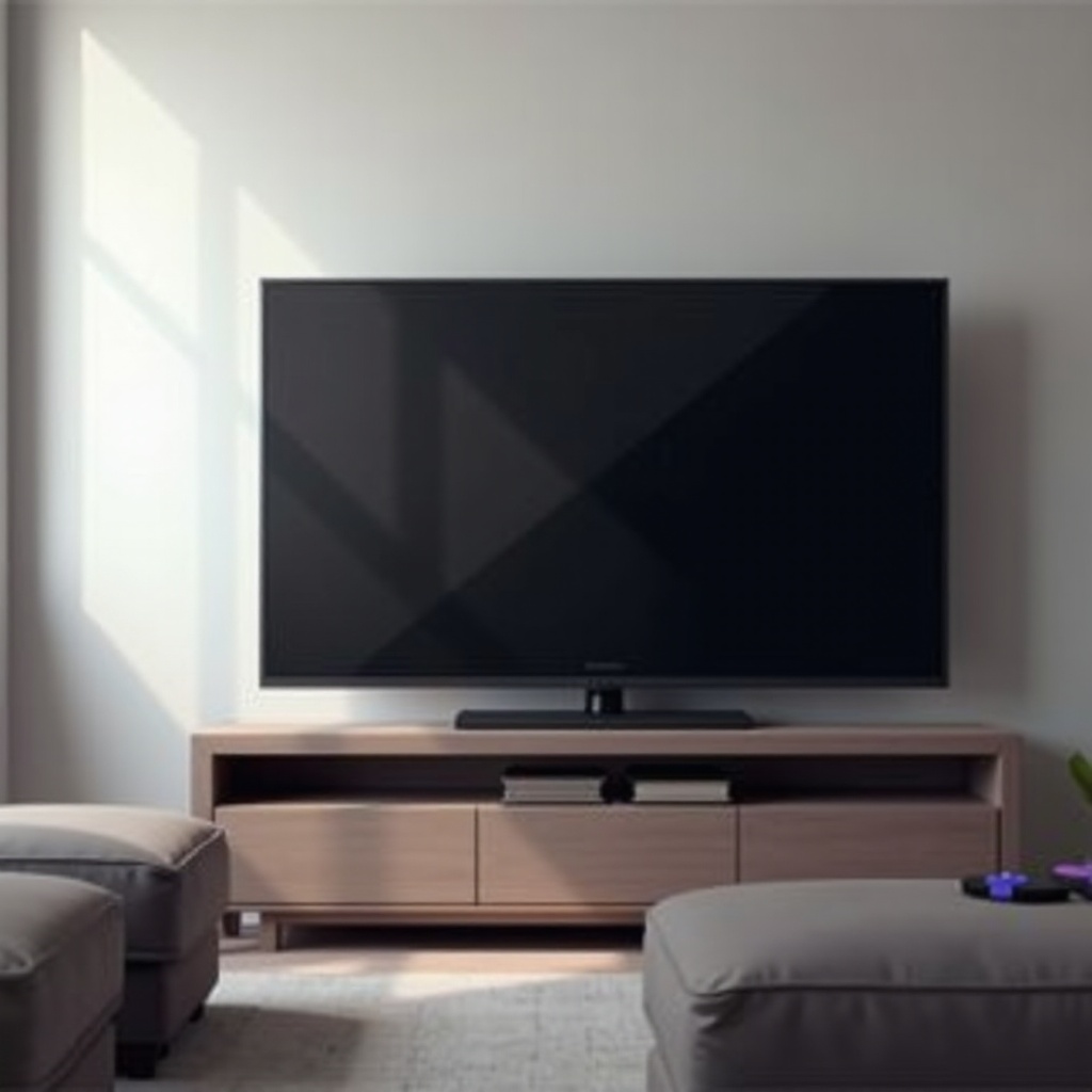 telewizor Onn Roku miga na czerwono