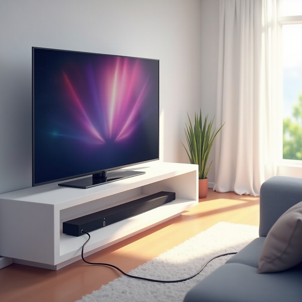 comment connecter une barre de son à la télévision sans câble optique