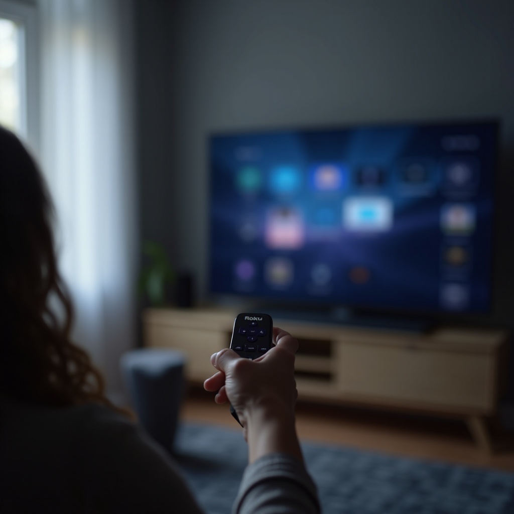 televize Onn Roku bliká a vypíná se a zapíná