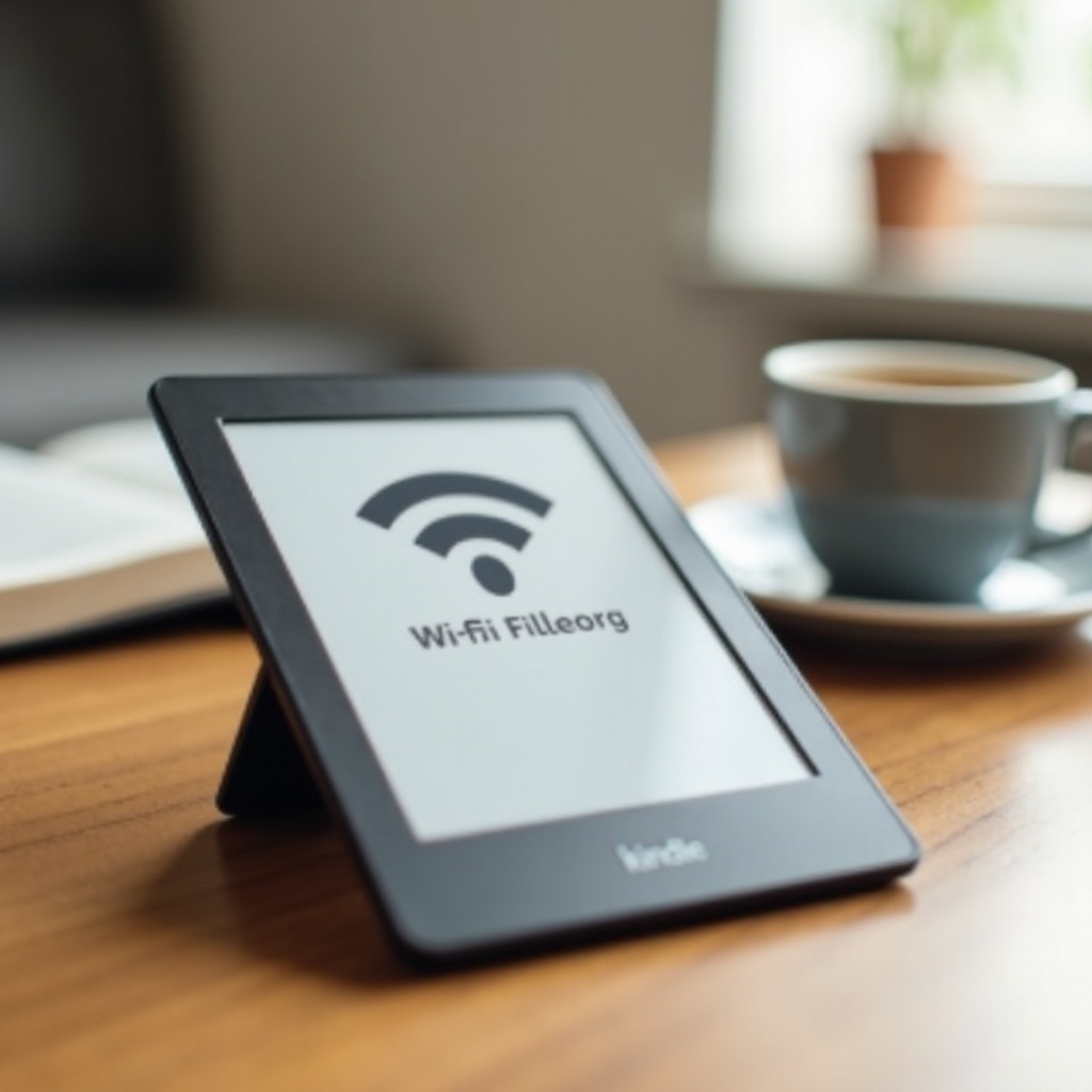 Kindle се не повезује на Wi-Fi