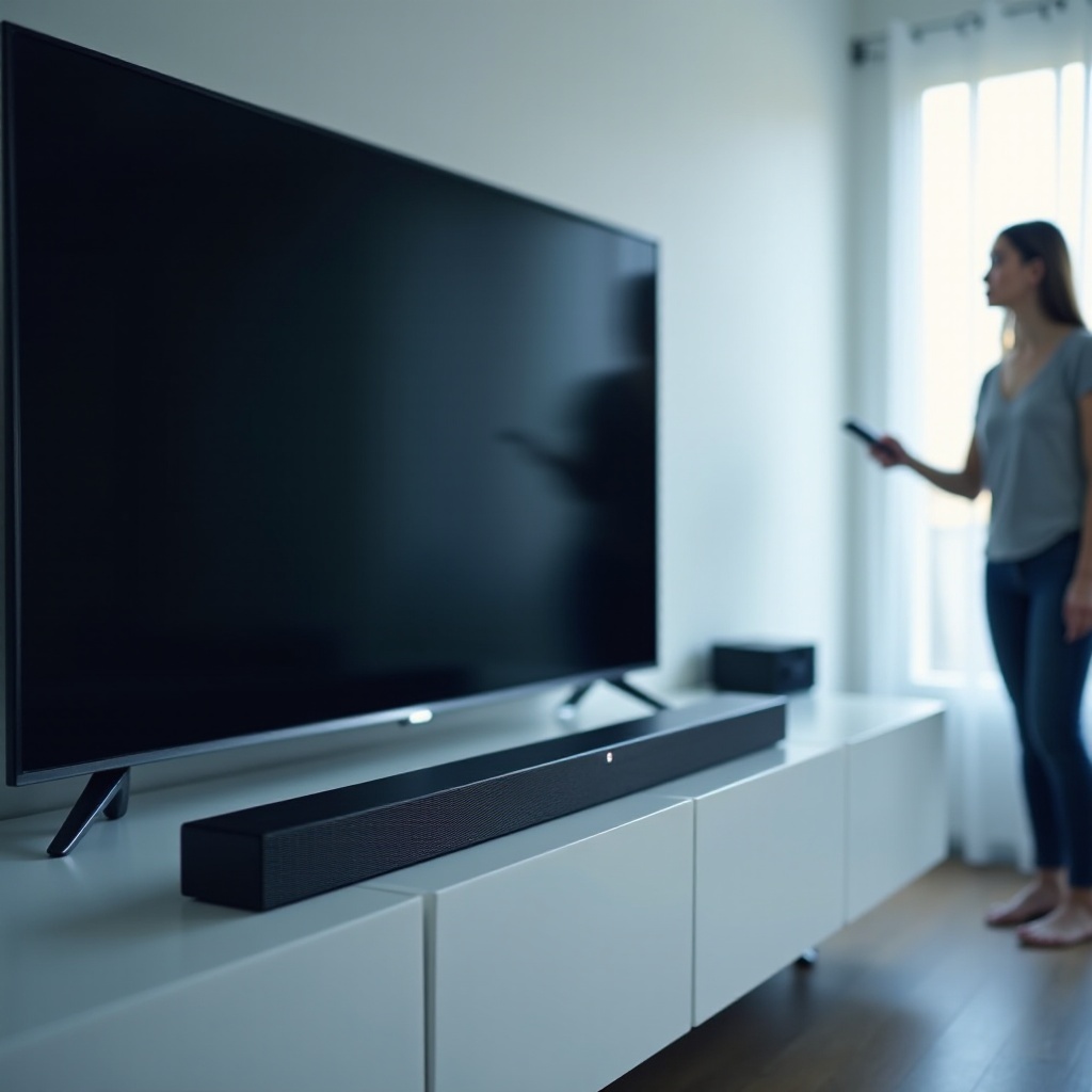 soundbar LG não está funcionando