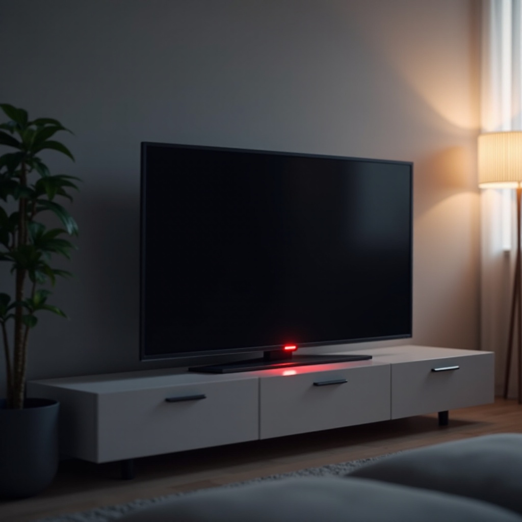 Onn Roku телевизор трепће црвеним светлом
