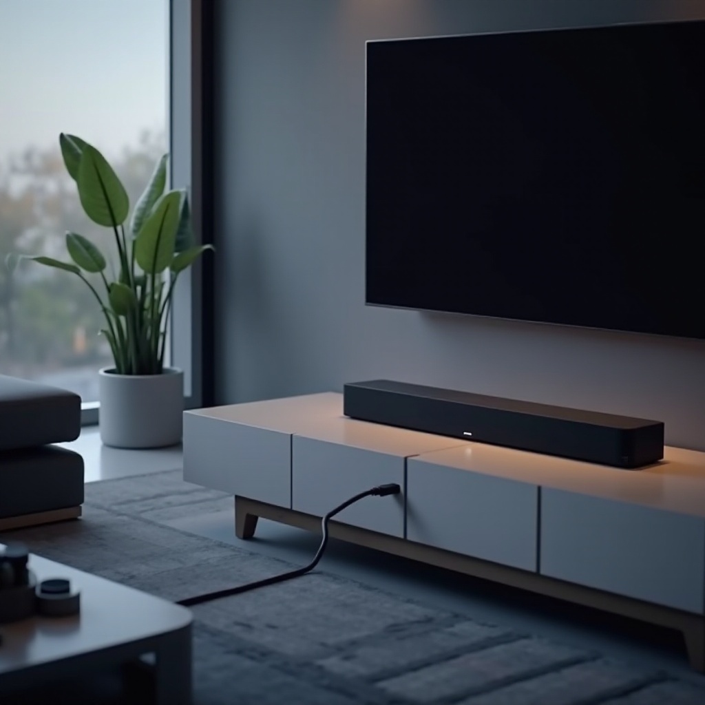 jak podłączyć soundbar do telewizora bez kabla optycznego
