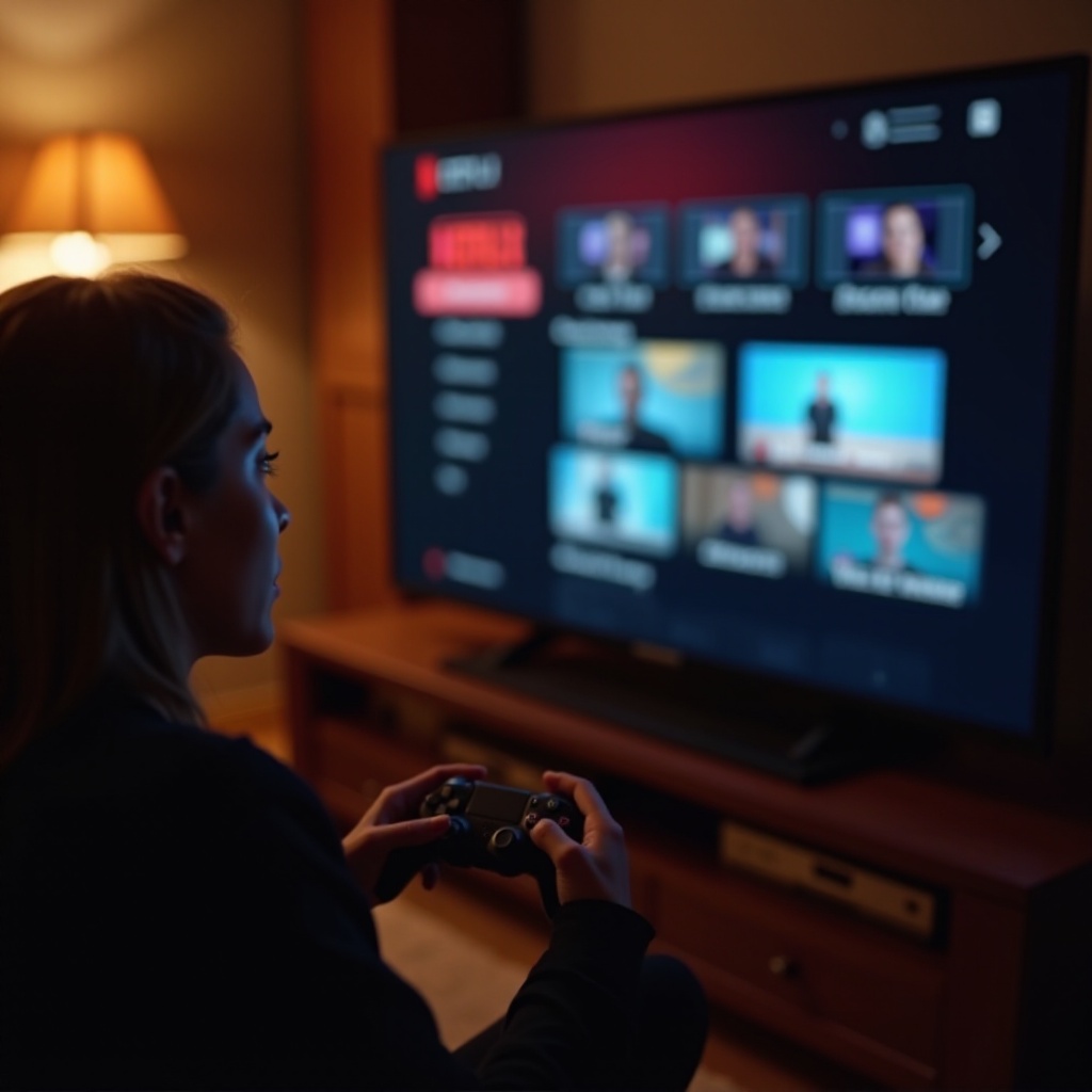 como contornar a casa Netflix no PS4