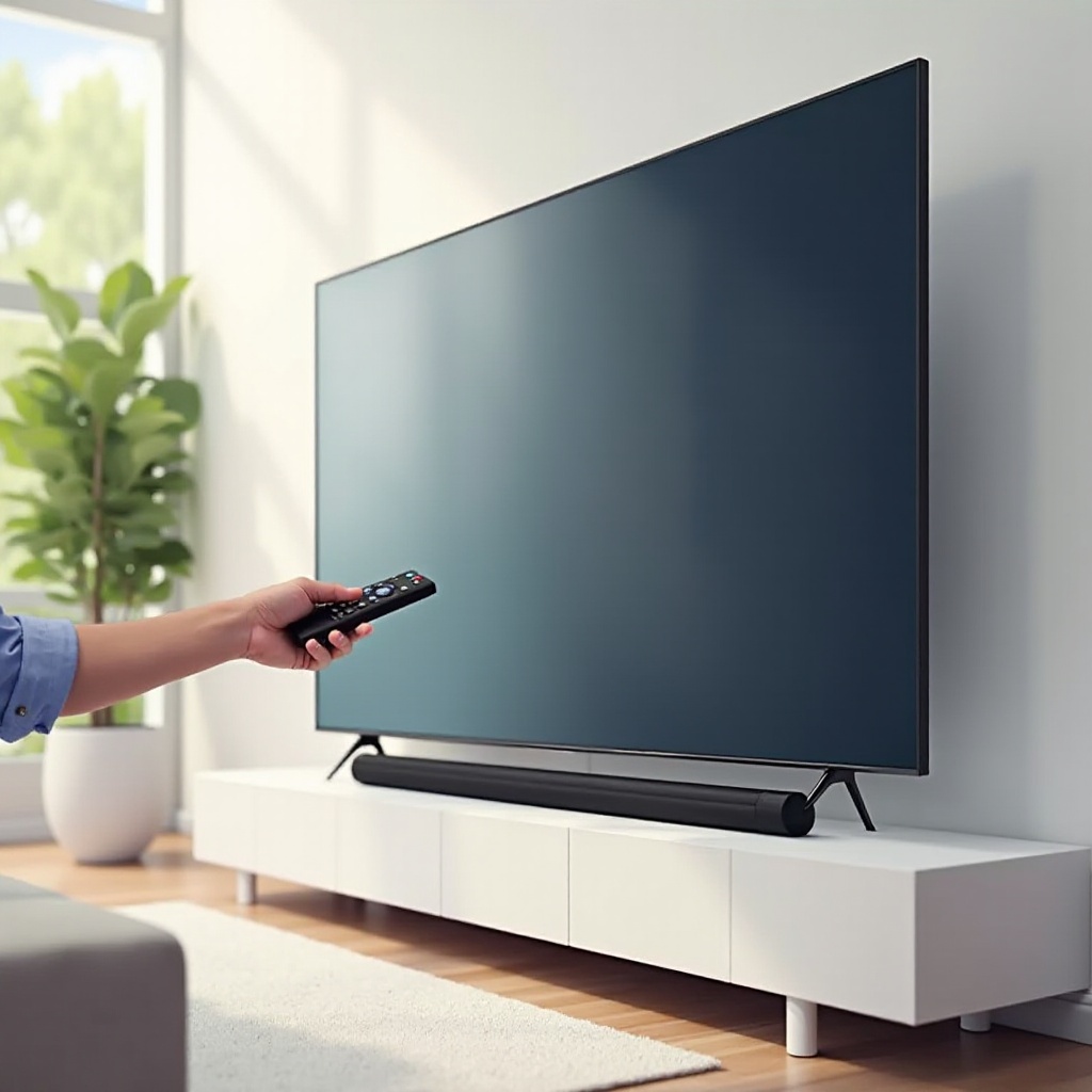 jak ovládat zvukový panel pomocí dálkového ovládání televize
