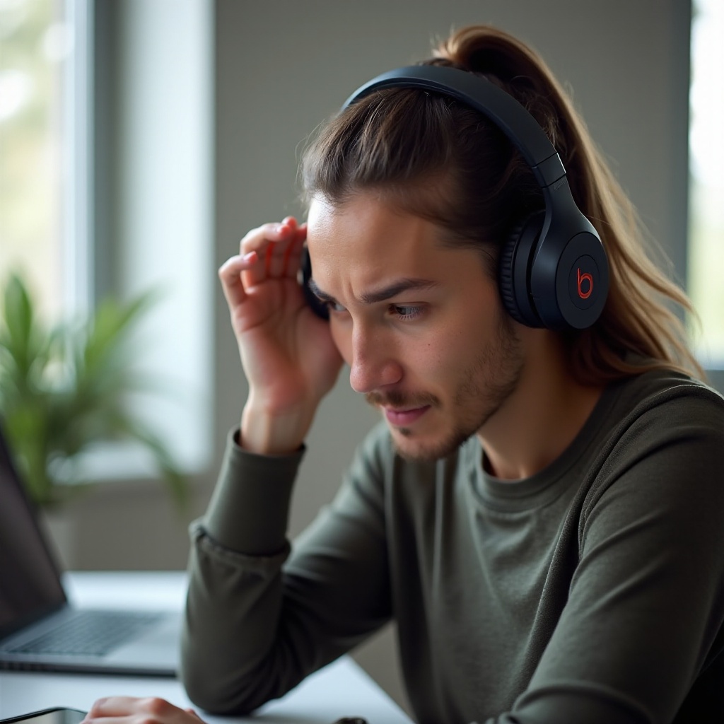 пуцкетање звука на Beats Studio 3