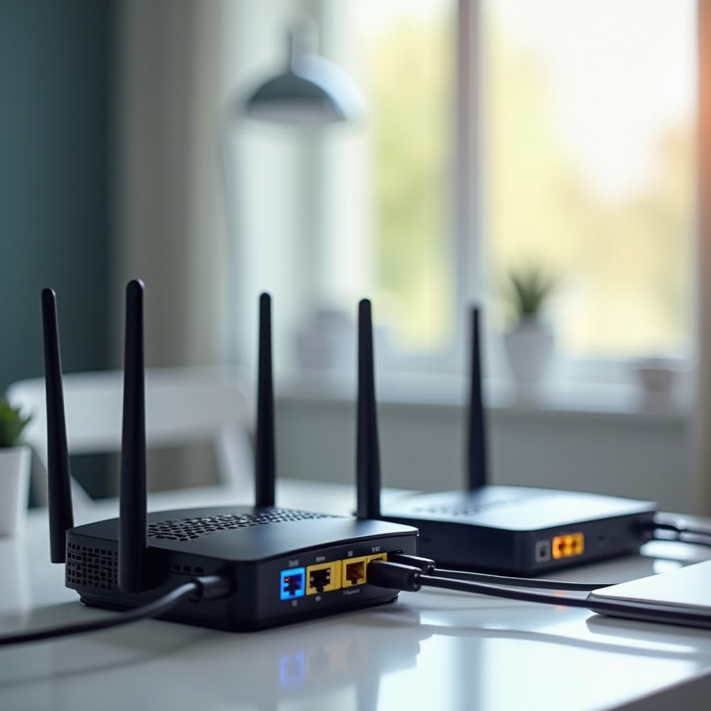 utiliser le deuxième routeur comme commutateur