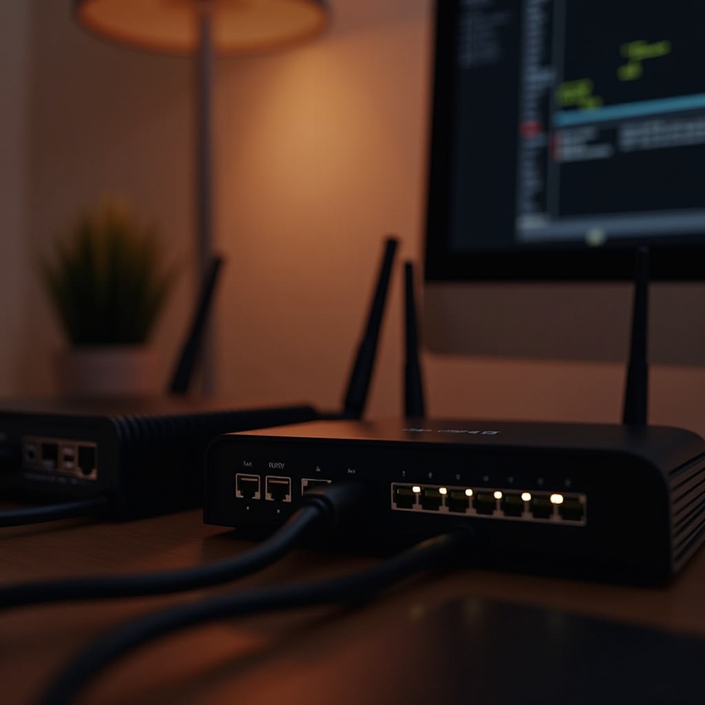 użyj drugiego routera jako przełącznik