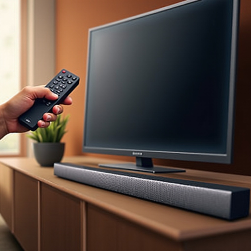 comment contrôler la barre de son avec la télécommande de la télévision